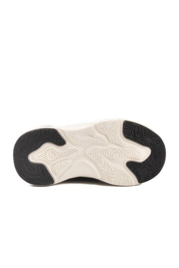 Siyah-Beyaz Cırtlı Çocuk Spor Ayakkabı Cool Toti Cilt F