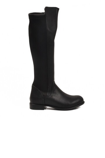 Siyah Cilt İçi Polarlı Kadın Çizme 409179 Z