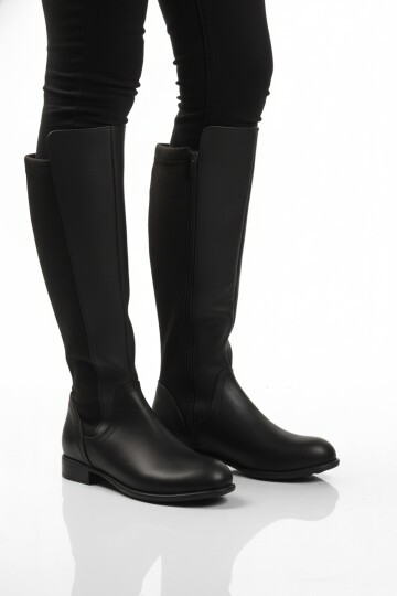 Siyah Cilt İçi Polarlı Kadın Çizme 409179 Z