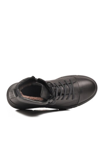 Siyah Hakiki Deri Erkek Bot 2K1238-HK-510 M