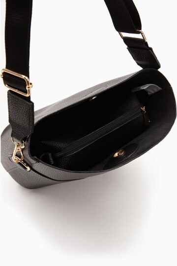 Siyah Kadın Omuz Çantası Levidor 930105