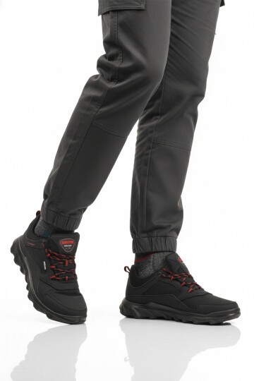 Siyah-Kırmızı Erkek Outdoor Ayakkabı M7201 M