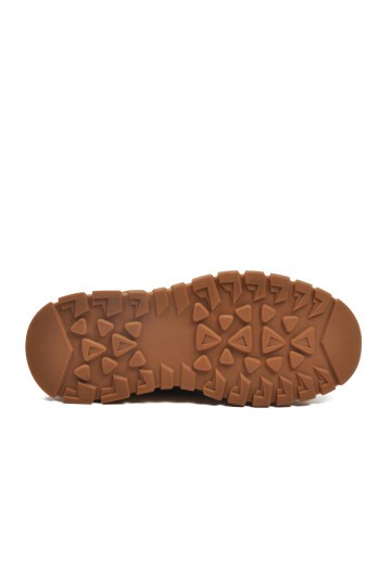 Siyah Nubuk Hakiki Deri Erkek Günlük Ayakkabı 25K550 M