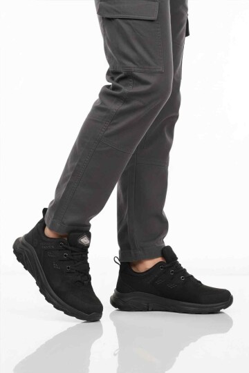 Siyah Nubuk Su Geçirmez Erkek Outdoor Ayakkabı M2040 M