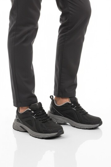 Siyah Fileli Erkek Spor Ayakkabı Hamlet-W 101 25732 M