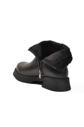 Siyah Kadın İçi Kürklü Bot PC-55268 Z