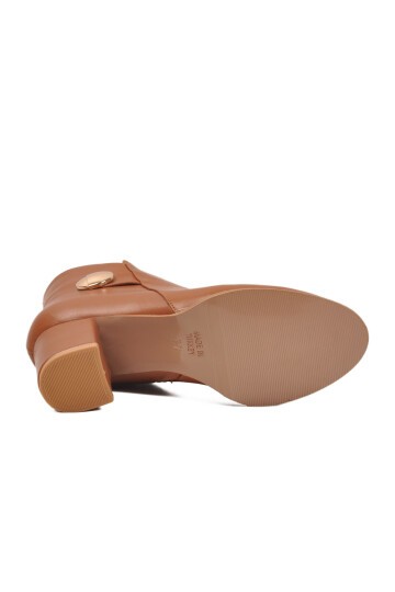 Taba Cilt İçi Polarlı Kadın Bot 262325 Z (Dar Kalıp)