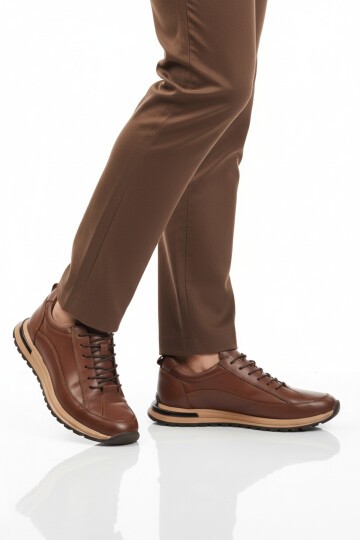 Taba Hakiki Deri Erkek Sneaker 2636 M