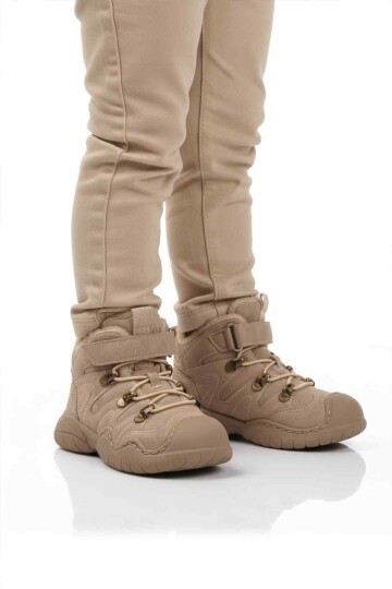 Taba Hafif Cırtlı İçi Kürklü Çocuk Bot 2090 P