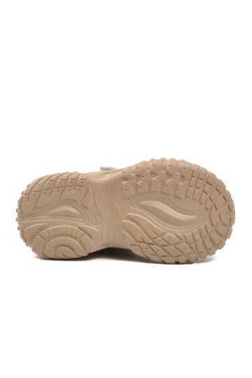 Bej-Kahve Tekstil Çocuk Spor Ayakkabı 22677 P