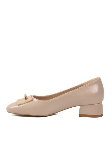 Bej Kadın Abiye Ayakkabı 608420 Z
