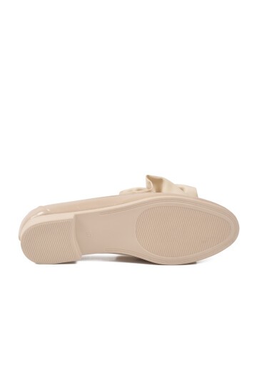 Bej Kurdela Detaylı Kadın Babet 572485 Z