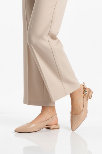 Bej Kadın Abiye Ayakkabı 312573 Z