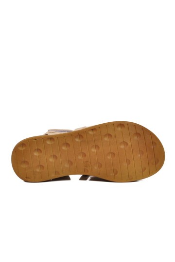 Bej ComfortSole Taban Kadın Sandalet 492142 Z