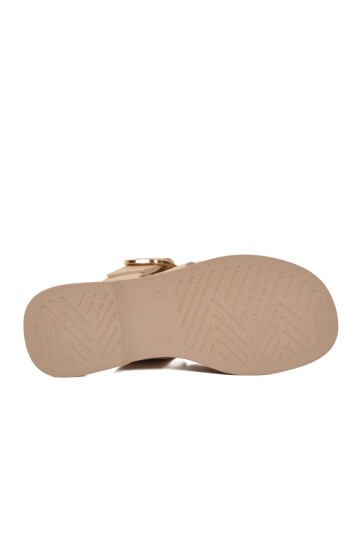 Bej Hafif Slingback Kadın Terlik 322224 Z