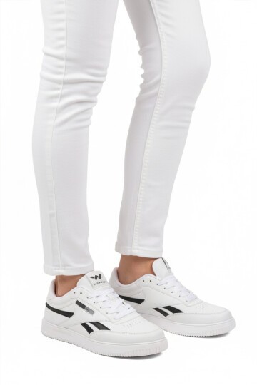 Beyaz-Siyah Erkek Spor Ayakkabı Marlow M