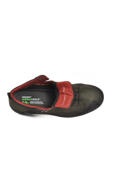 Haki Hakiki Deri Erkek Bot AirBagSole 152-14227 M