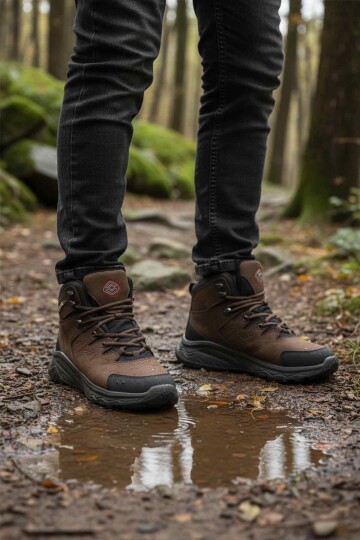 Kahve Nubuk Nubuk Erkek Outdoor Bot M2041 M