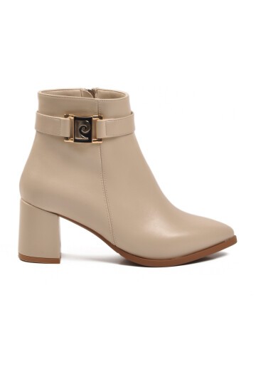 Krem Parlak Kadın Bot PC-54975 Z