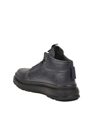 Lacivert Hakiki Deri Erkek Bot 152-18330 M