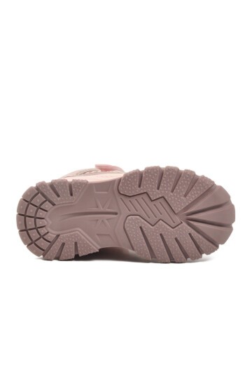 Pudra Kaymaz Taban Çocuk Spor Ayakkabı 22678 P