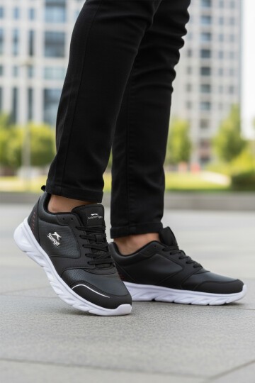 Siyah-Beyaz Erkek Spor Ayakkabı Epic M