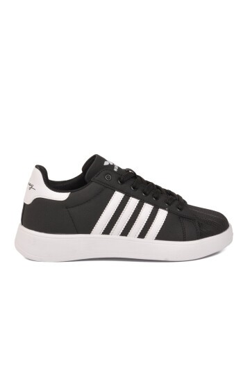 Siyah-Beyaz Hafif Unisex Spor Ayakkabı 26112 Senti G