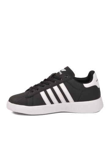 Siyah-Beyaz Hafif Unisex Spor Ayakkabı 26112 Senti G