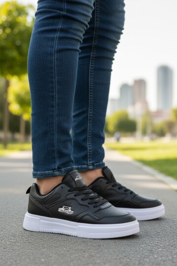 Siyah-Beyaz Unisex Spor Ayakkabı Energy G