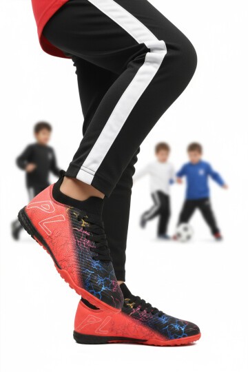 Siyah-Fuşya Çocuk Halı Saha Ayakkabısı FH-252-153 F