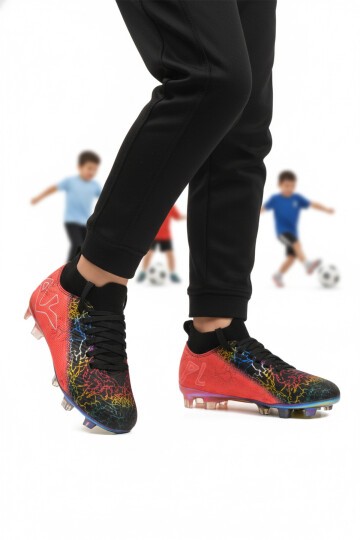 Siyah-Fuşya Çocuk Krampon FK-252-153 F