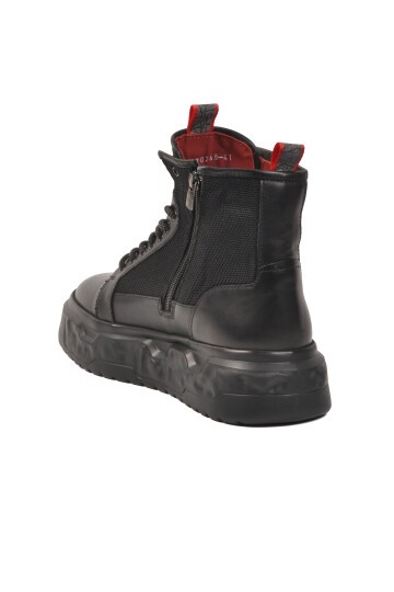 Siyah Hakiki Deri Erkek Bot 152-20268 M