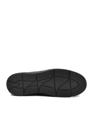 Siyah Hakiki Deri Erkek Günlük Ayakkabı 137 M