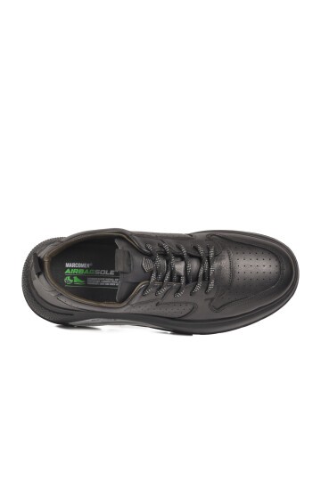 Siyah Hakiki Deri Erkek Günlük Ayakkabı AirbagSole 152-11594  M