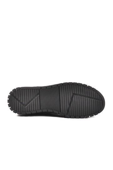 Siyah Hakiki Deri Erkek Günlük Ayakkabı 152-18431 M