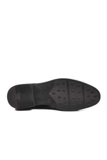 Siyah Hakiki Deri Erkek Günlük Ayakkabı 821 M