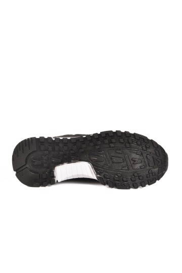 Siyah-Kırmızı Tekstil Unisex Spor Ayakkabı Nans 6006 G