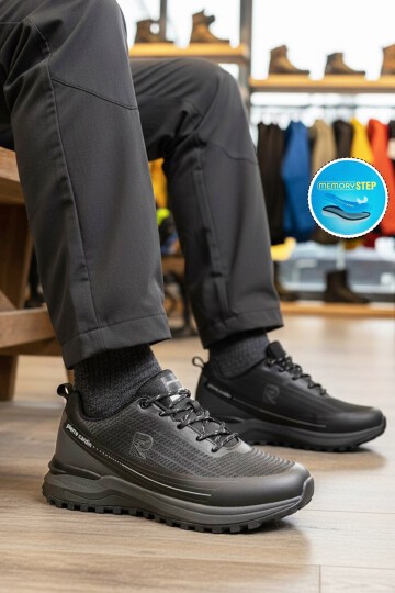 Siyah Memory Foarm Erkek Spor Ayakkabı PCI-11076 M