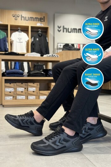 Siyah Rahat Taban Unisex Spor Ayakkabı 900895 Hml II