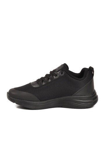 Siyah Tekstil Hafif Unisex Spor Ayakkabı 26111 Pete G