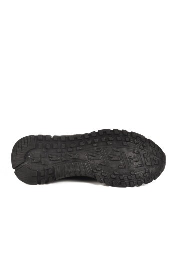 Siyah-Siyah Tekstil Unisex Spor Ayakkabı Nans 6006 G
