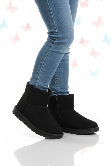 Siyah Süet Çocuk Bot 2096 F