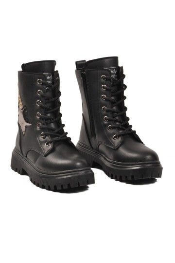 Siyah Çocuk Bot Lady Classy 2002 F