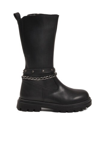 Siyah Çocuk Çizme Paris-26K F