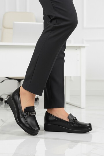 Siyah Kadın Günlük Ayakkabı 651631 Z