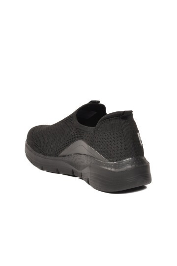 Siyah Tekstil Hafif Kadın Spor Ayakkabı PCI-10062 G