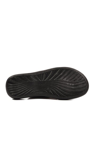 Taba Hakiki Deri ComfortSole Taban Erkek Terlik 8521 M