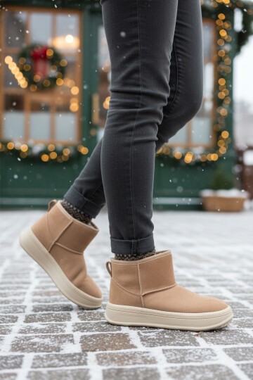 Vizon Nubuk Kadın Bot 25001 Z