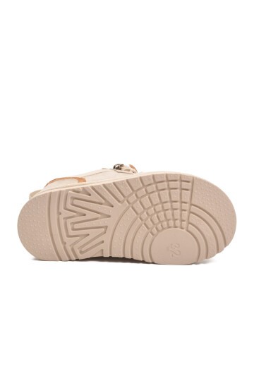 Bej Süet Unisex Çocuk Bot 412445 F