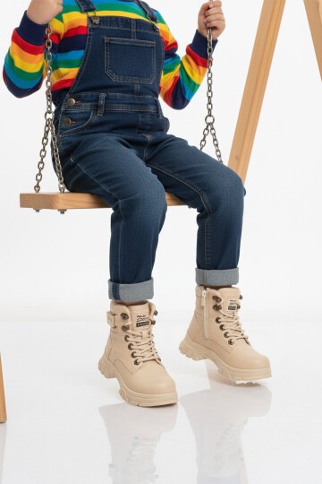 Bej Unisex Çocuk Bot 24035 F